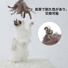 Unique Bargains Cat Feather Plaything Cat Wand Replacement Feather Fluffy Plume Brown 3 Pcs - 4 of 4
