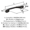 Amerock Ravino 3-3/4 Inch Pull for Cabinets, Drawers, and Furniture - 4 of 4