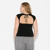Women's Synthetic Open Back Tank Top - Wild Fable™ - 3 of 4
