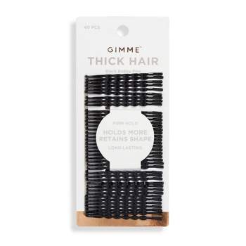 Gimme Beauty Thick Hair Pins - Black - 40ct