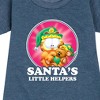- Garfield - Santas Little Helpers Graphic Short Sleeve Fleece Dress - 2 of 4