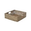 WeThinkStorage Set of 5pc Storage Bins Natural Seagrass Stainless Steel - 4 of 4