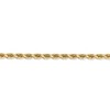 Black Bow Jewelry 4.5mm, 14k Yellow Gold, Diamond Cut Solid Rope Chain Bracelet - 2 of 4