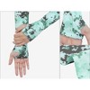 INSPIRE CHIC Women's Sun Protection Cooling Arm Stretch Sleeves Gloves with Thumb Hole 1Pair - 3 of 4