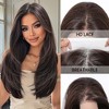 Jessie's Wig 22 Inch Straight Layer Cut Wig Synthetic Hair 13x6 Lace Wigs Black 1 Pc/Pack - 4 of 4