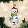 Old World Christmas 3.5 Inch Jingle Bell Snowman Ornament Mittens Scarf Tree Ornaments - 3 of 3