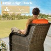 HOMLUX 6 Pcs Outdoor Patio Furniture Set High Back Sofa and Swivel Chairs Set - 4 of 4