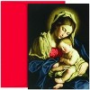 Masterpiece Studios Holiday Collection 16-Count Boxed Religious Christmas Cards with Envelopes, 7.8" x 5.6", Madonna & Child At Rest (75000) - 2 of 2