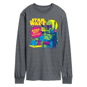 Men's - Star Wars - Boba Fett Bounty Hunter Long Sleeve Graphic T-Shirt - 1 of 3