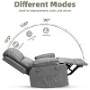 Oversized Recliner Chairs with Heat and Massage - 360° Swivel Lazy Recliner Chair for Adults- Manual Rocking Chair with Cup Holder for Living Rooms - 2 of 4