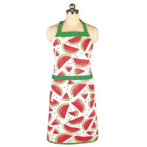 MU Kitchen Adjustable Cotton Designer Apron, 35-Inches, Watermelon - 1 of 1