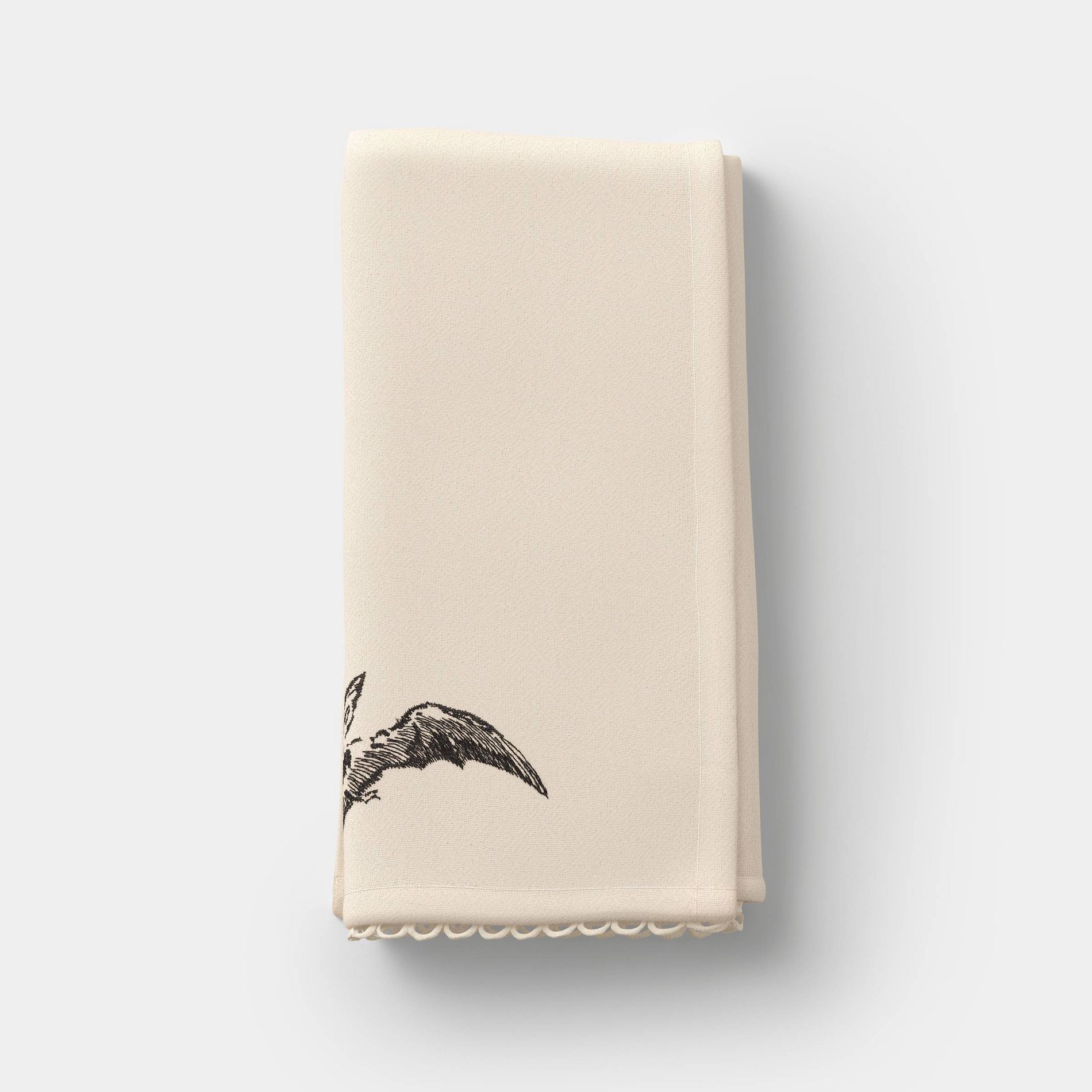 Halloween Bat Kitchen Towel Tan - Threshold™