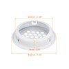 Unique Bargains Stainless Steel Dust-Proof Mesh Hole Circular Soffit Vent 10 Pcs - 2 of 4