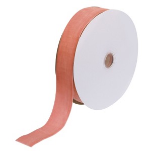 Unique Bargains Soft Single Face Spool Silky Velvet Ribbon for Bouquets DIY Crafts - 1 of 3