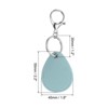 Unique Bargains Leather Keychain Fobs with Key Rings for DIY Crafts 4 Pcs - 2 of 4
