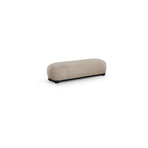 Meridian Furniture,Calum Chenille Fabric Bench - 1 of 4