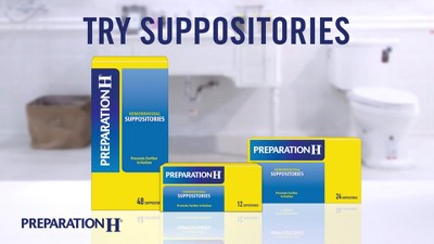 Preparation H Hemorrhoidal Suppositories - 12ct : Target