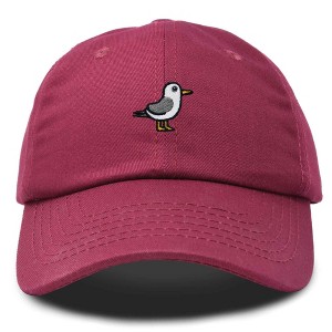 Dalix Seagull Embroidered Cap Cotton Baseball Hat Bird Womens - 1 of 4