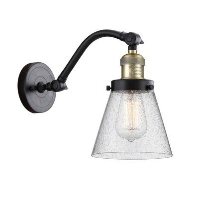 Cone - 1 Light Wall Sconce In Industrial Style-11.5 Inches Tall and 6.5 Inches Wide