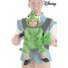 HalloweenCostumes.com One Size Fits Most   Disney Tangled Pascal Velour Baby Carrier Cover Costume | Infant Halloween Costume Character,  White/Green - 3 of 3