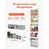VEVOR Over the Door Pantry Organizer, 10-Tier Pantry Organization and Storage, Heavy-Duty Steel Hanging Spice Rack, White - 4 of 4