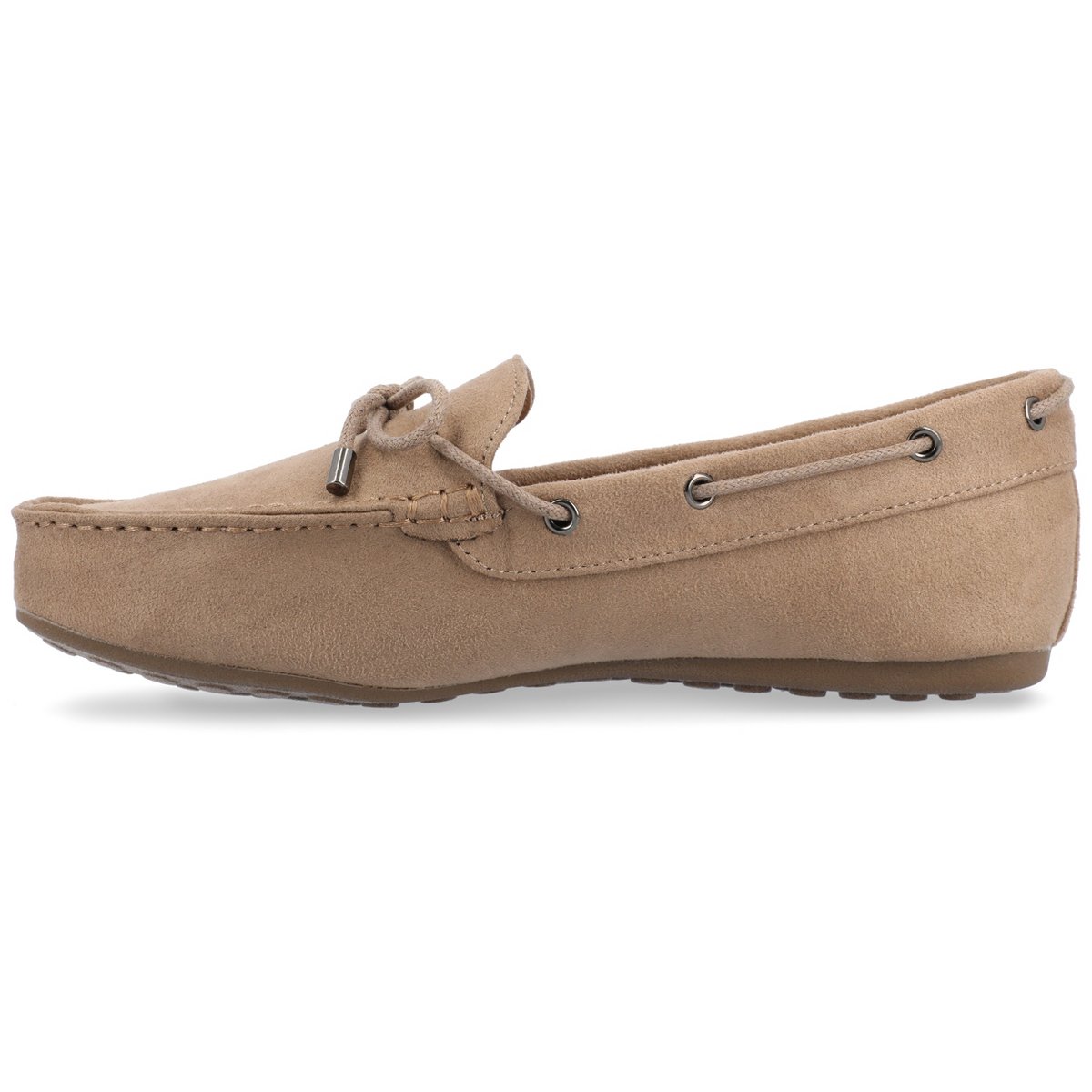 Женские туфли Journee Collection Women's Thatch Comfort Insole Slip On Round Toe Loafer Flats Taupe 8 — фото 2