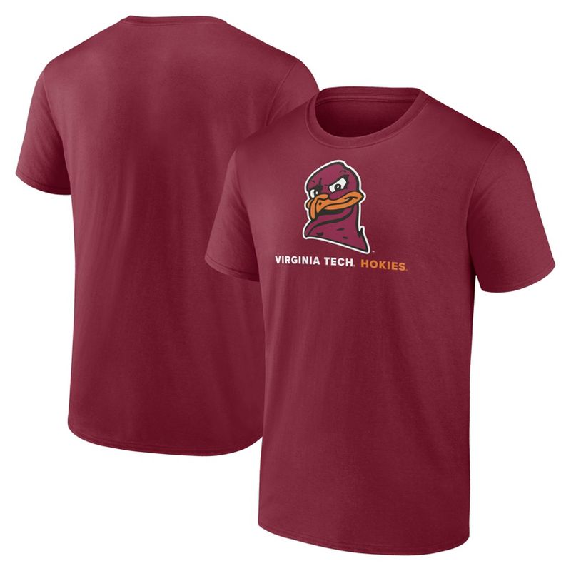 NCAA Virginia Tech Hokies Men&#39;s Core Cotton T-Shirt, 1 of 4