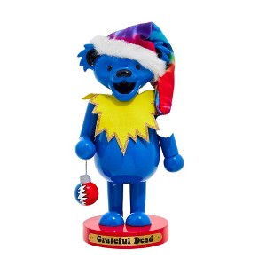 Kurt Adler Wooden 10-Inch Grateful Dead Bear Nutcracker - 1 of 4