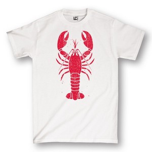 Men's - Instant Message - Vintage Lobster Short Sleeve Graphic T-Shirt - 1 of 4