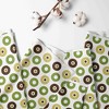 Bacati - Mod Dots Green/Yellow/Choc Crib/Toddler Bed Skirt - 3 of 4