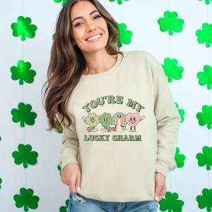 Simply Sage Market You're My Lucky Charm Clovers Sweatshirt - 1 of 4