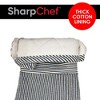 SharpChef Heat and Slip Resistant Neoprene Oven Mitt and Pot Holder Set, Soft Cotton Lining, Waterproof, BPA-Free - 4 of 4
