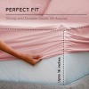 LISM 100% Cotton Fitted Sheet Deep Pocket Fitted Sheet, Fits Mattress Upto 16" - 3 of 4