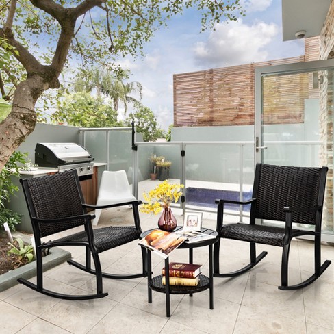 Rocking bistro patio outlet set