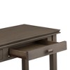 Solid Wood and ABS Transitional Console Table with 2 Drawers, Ball-Bearing Glides and Multipurpose Design - 2 of 4
