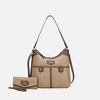 MKF Collection Harper Nylon Shoulder Hobo Bag with Matching Wallet by Mia K - 2 of 4