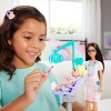 Barbie Dentist Brunette 11" Fashion Doll, 1 Kid Doll, Medical Doctor Furniture & Accessories - 2 of 4
