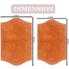 Waterford Collection Tufted Bath Rug, Extra Soft and Absorbent, Non-Slip Bath Mats, Machine Washable bath rugs for Bathroom, 2 Piece Set, Terracotta - 3 of 4