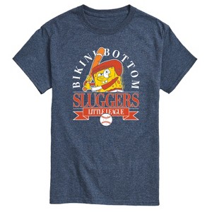 Men's - Spongebob Squarepants - Baseball Bikini Bottom Sluggers Little League Short Sleeve Graphic T-Shirt - 1 of 4