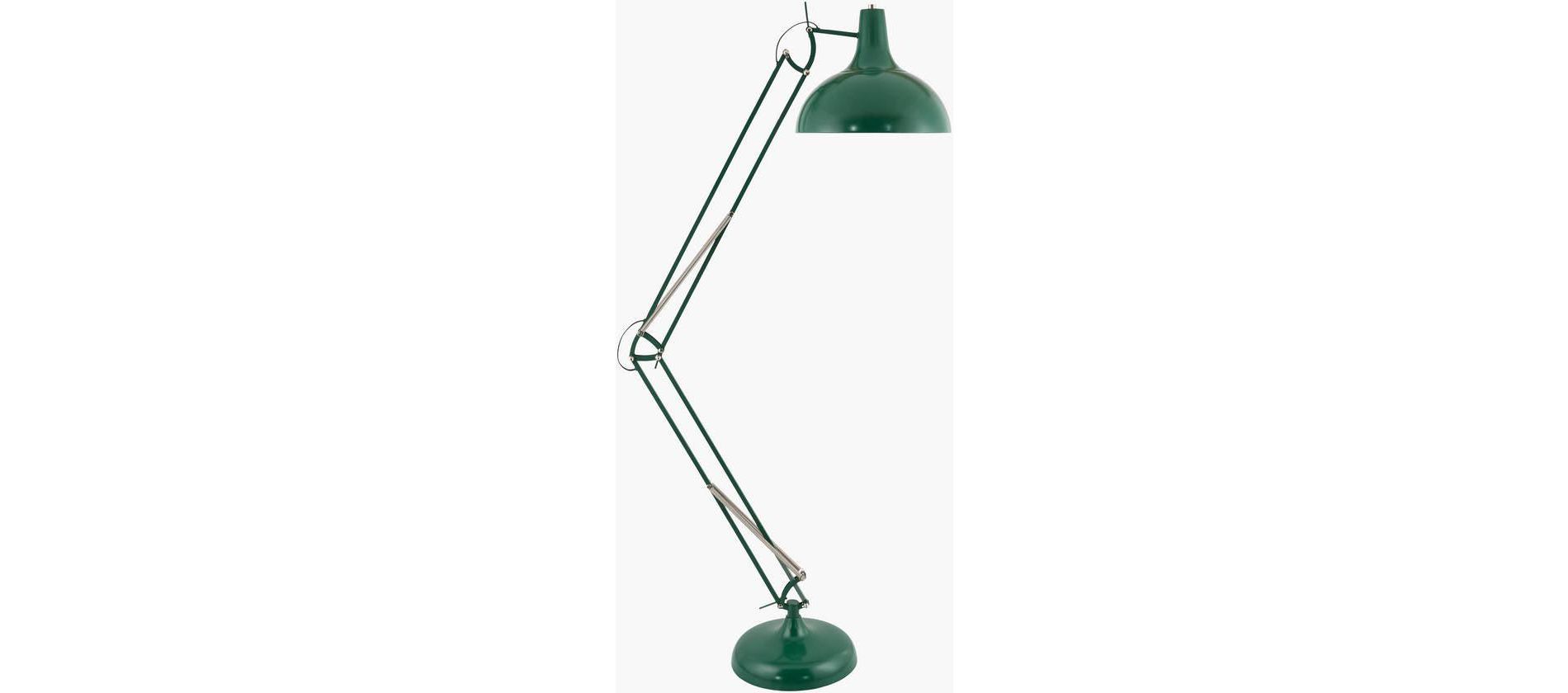 Livabliss Livigno 70"H x 15"W x 35"D Rustic Green Floor Lamps