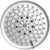 SEVOBAL Shower Faucets 6 Spray Settings High Pressure Shower Head 5" Rain Fixed Showerhead Adjustable Bathroom Faucets, Silver, 4.72"*4.53"*3.74" - 2 of 4