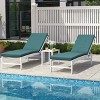 Crestlive Products Patio Outdoor Chaise Lounge Cushion Beige 2 PC - 2 of 4