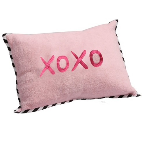 Fuschia lumbar outlet pillow