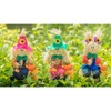 Gardenised 13 Inch Adorable Trio Yard Decor Featuring Outdoor Garden Scarecrows Relaxing Gracefully on Rustic Hay Bales. - image 2 of 4