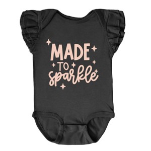 The Juniper Shop Made To Sparkle Flutter Sleeve Bodysuit - 1 of 4