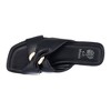 GC Shoes Perri Knotted Cross Strap Squared Toe Slide Flat Sandals - 4 of 4