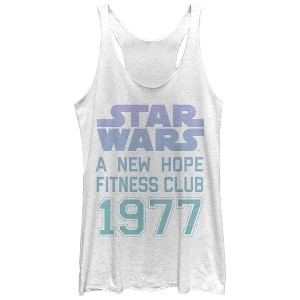 Women's Star Wars Fitness Club Racerback Tank Top - 1 of 3