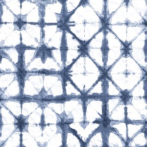 Indigo Blue Geometric Paste the Wall Wallpaper - 1 of 4