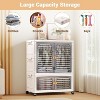 Acekool Pet Wardrobe Closet, Stackable Storage Bins with Lids & Wheels, Hanging Rod, Collapsible Organizer for Accessories, Clothes, Blankets, Toys - 4 of 4