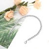 Unique Bargains Faux Pearl Handbag Strap Silver Tone 1 Pc - 4 of 4
